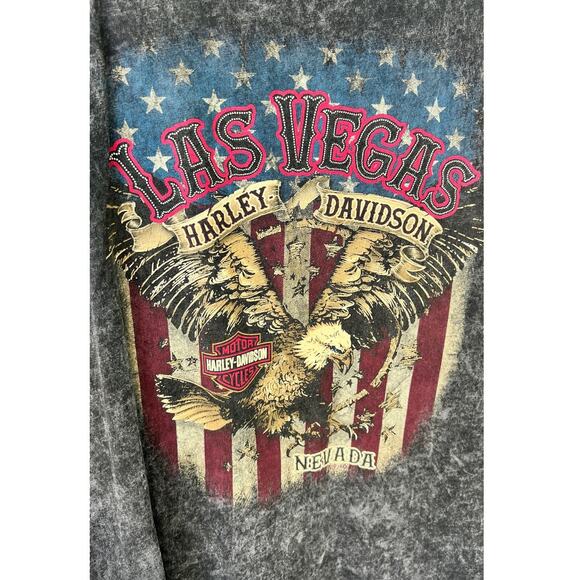 Harley Davidson Nevada Las Vegas Women's Biker Tank - Picture 4 of 8